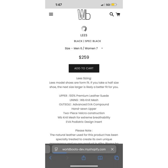 WB Moccasin Boots Size Mens 6 / Womens 7Lees Black Knit Style Synthetic Mesh - Picture 6 of 16